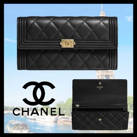 a80286-y07659 boy chanel quilted wallet|NEW CHANEL BOY WALLET IN GOLD LEATHER A80286 NEW GOLDEN LEATHER WALLET.